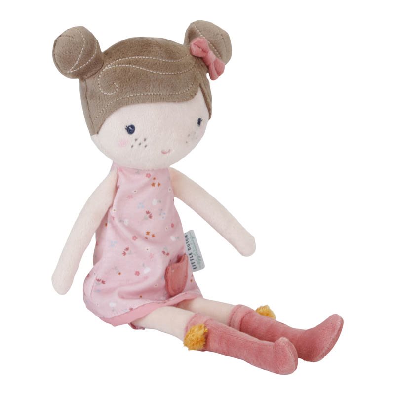 Cuddle Doll Rosa 50cm Pink Flowers Little Dutch