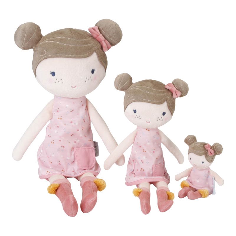 Cuddle Doll Rosa 50cm Pink Flowers Little Dutch