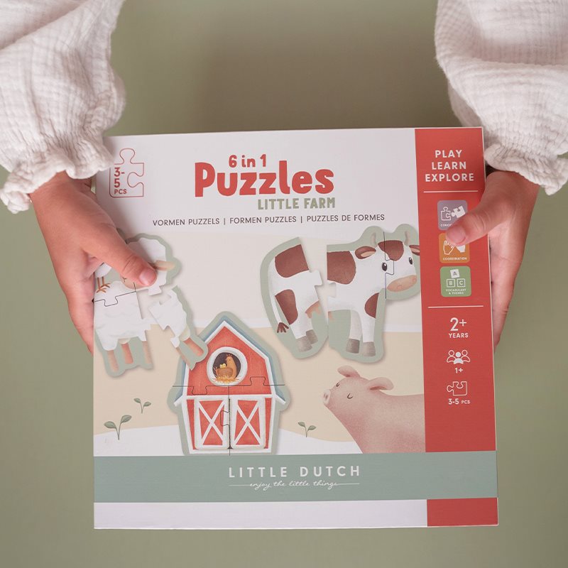 Conjunto Puzzles "Little Farm" Little Dutch