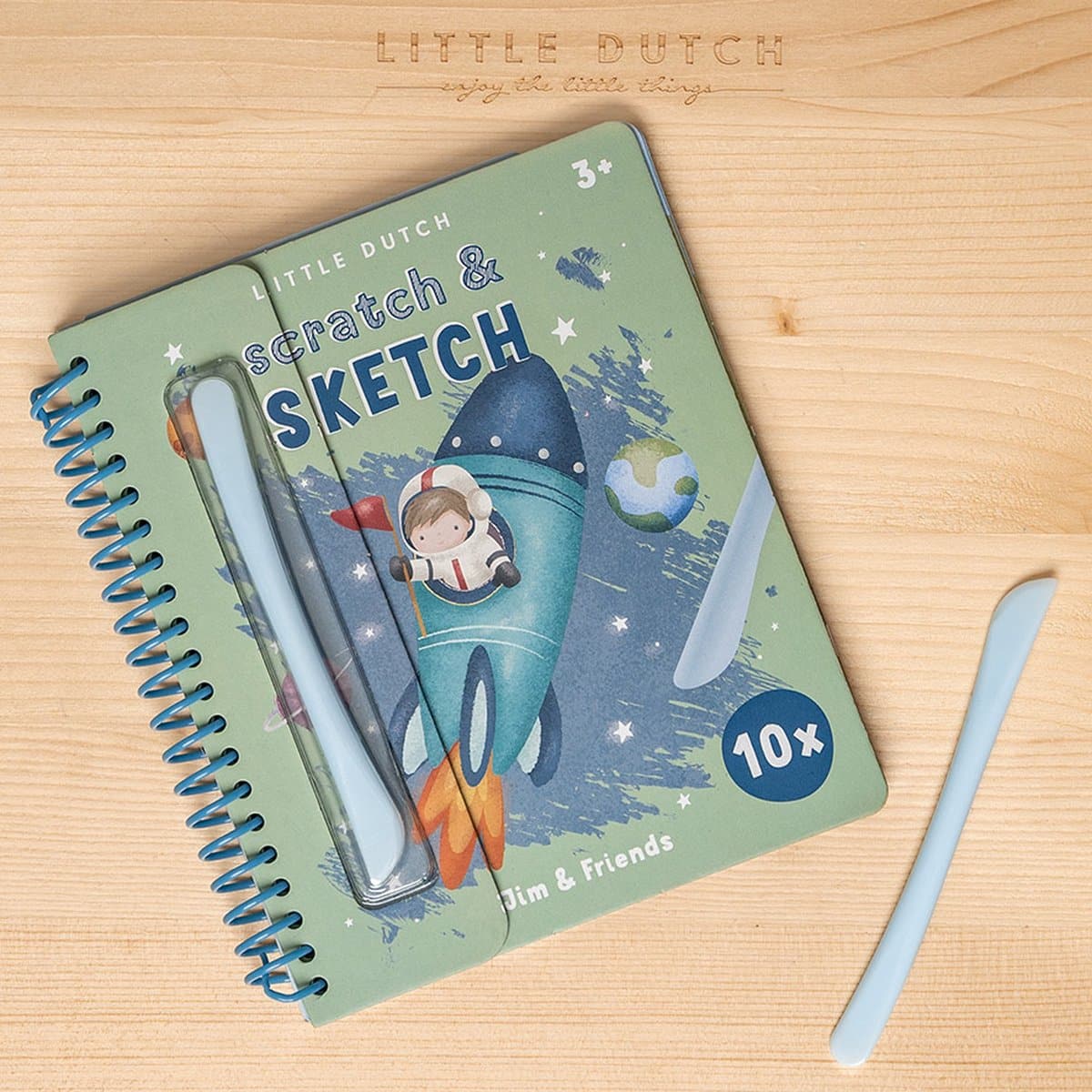 Livro Scratch "Jim & Friends" - Little Dutch