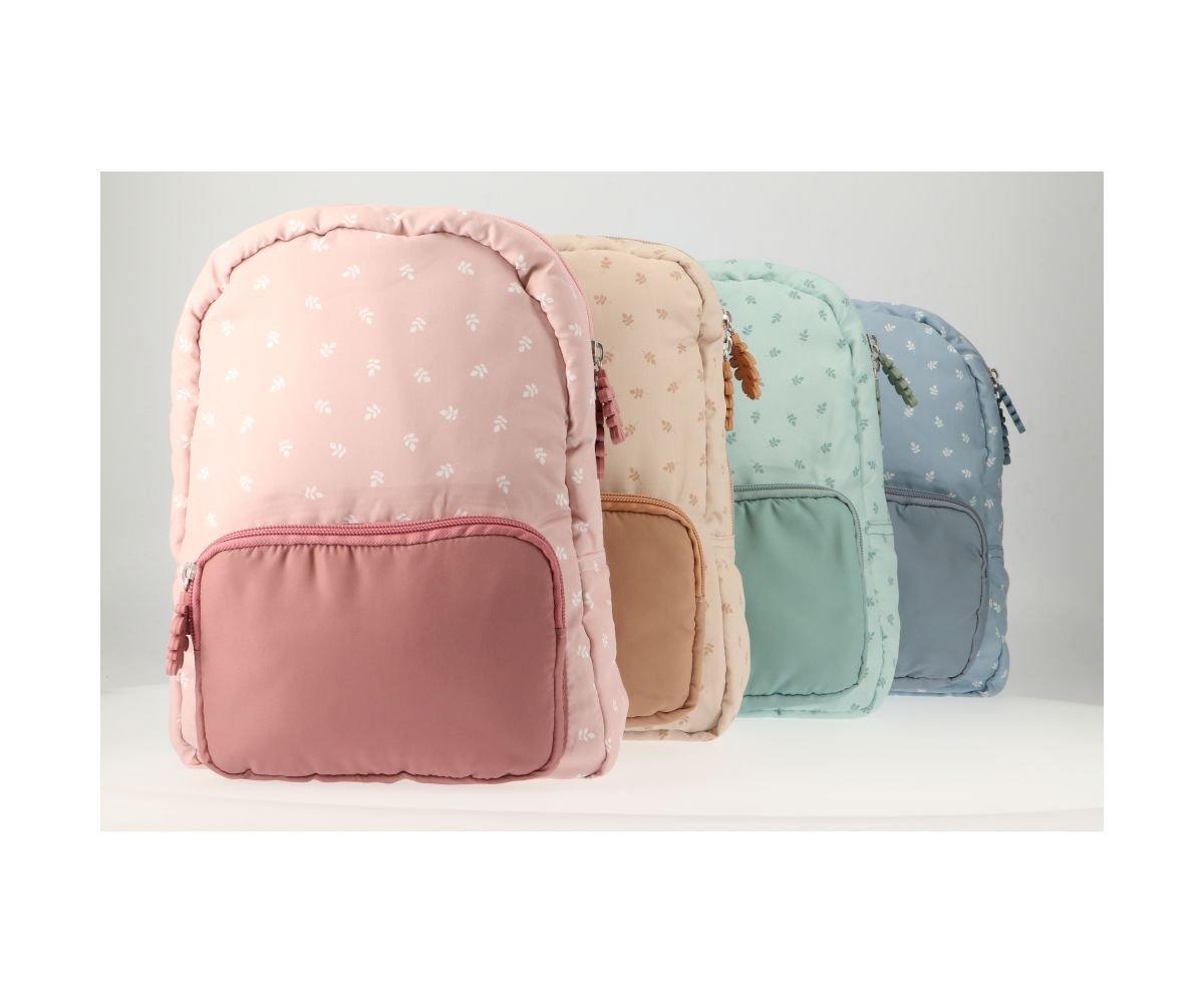 Padded Backpack - Leaves Sand