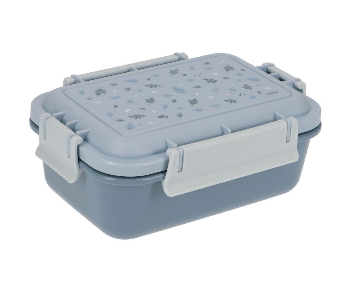 Bento Lunch Box "Leaves Blue"