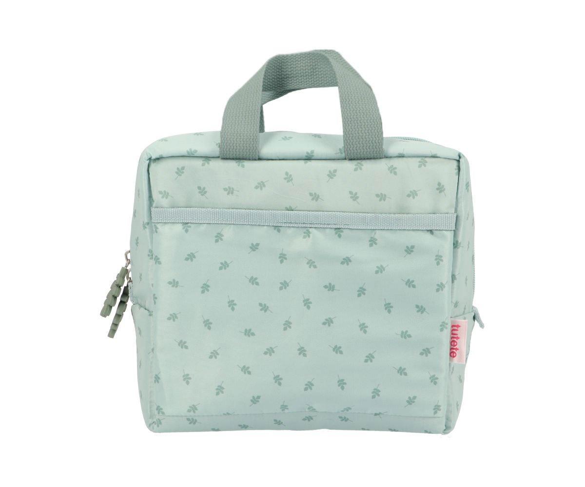 Insulated Lunch Bag "Leaves Sage"