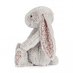 Peluche Coelhinho Floral Cinzento Pequeno JellyCat