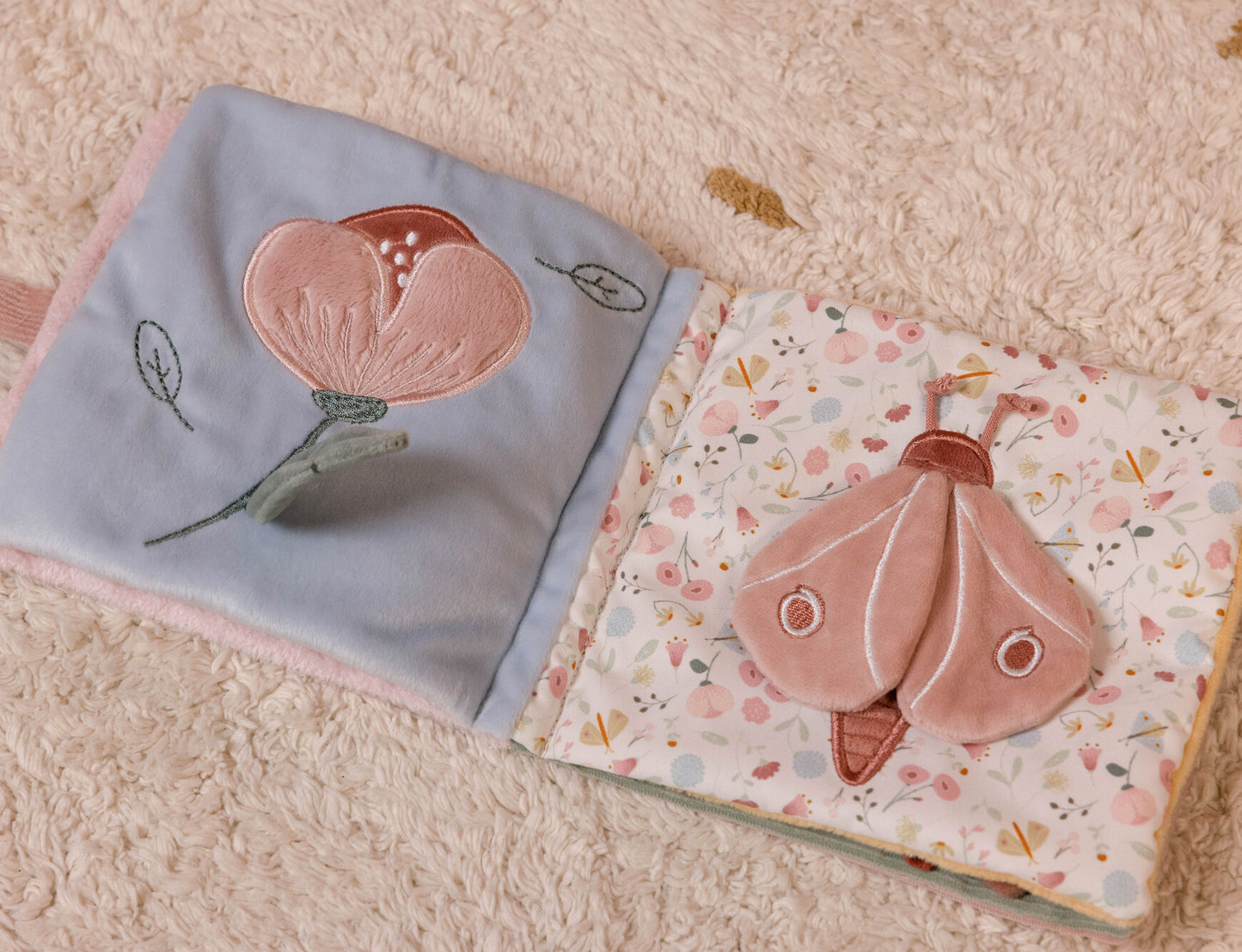 Soft activity book - Flowers & Butterflies - Little Dutch