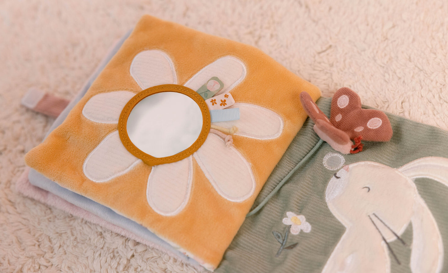 Soft activity book - Flowers & Butterflies - Little Dutch