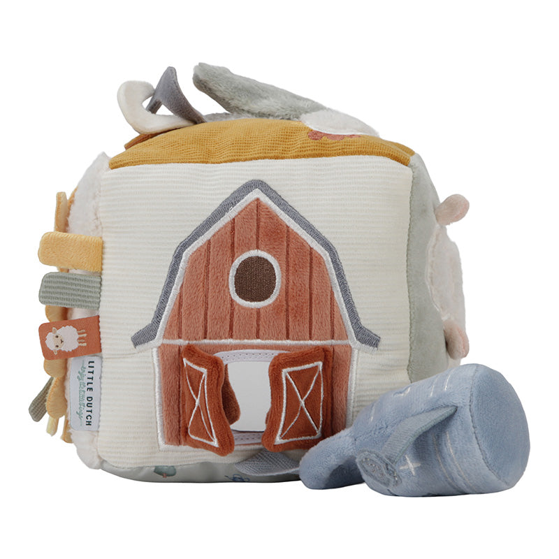 Soft activity cube "Little Farm" Little Dutch