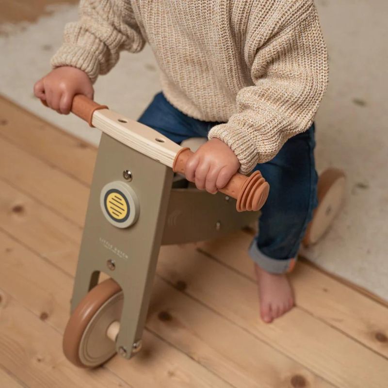 Wooden Tricycle Olive Little Dutch