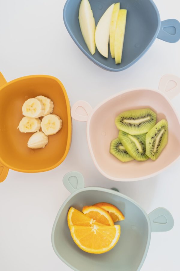 Lili the Bear Indigo Silicone Learning Bowl