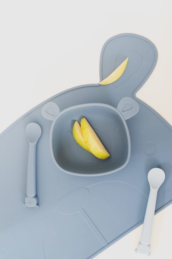 Lili the Bear Indigo Silicone Learning Bowl