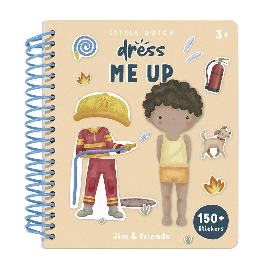 Livro Dress Me Up "Jim & Friends" - Little Dutch
