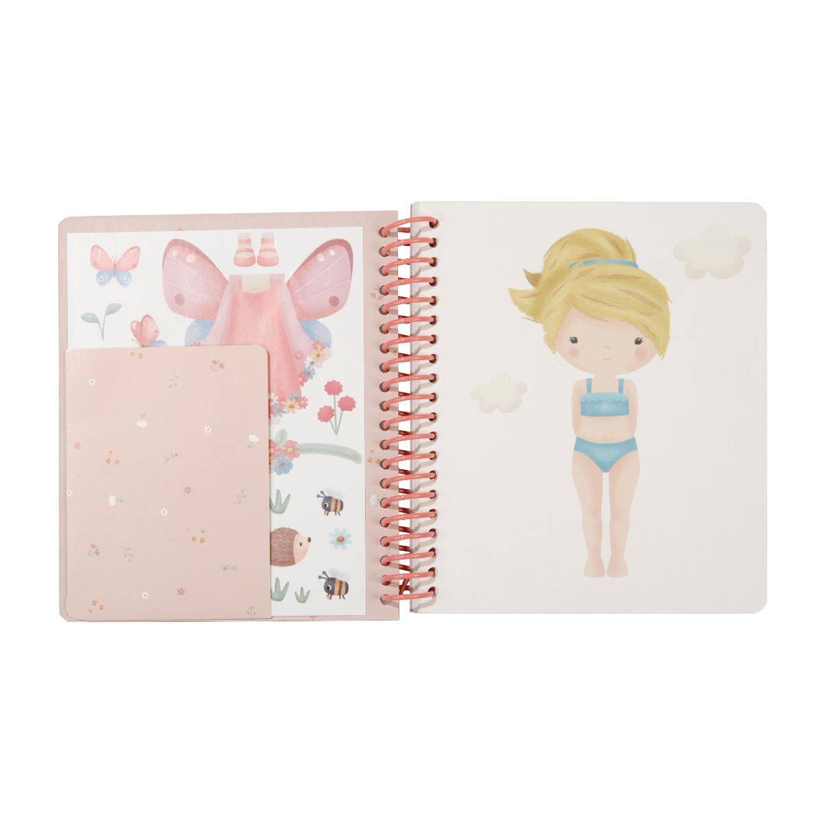 Dress Me Up Book "Rosa & Friends" - Little Dutch