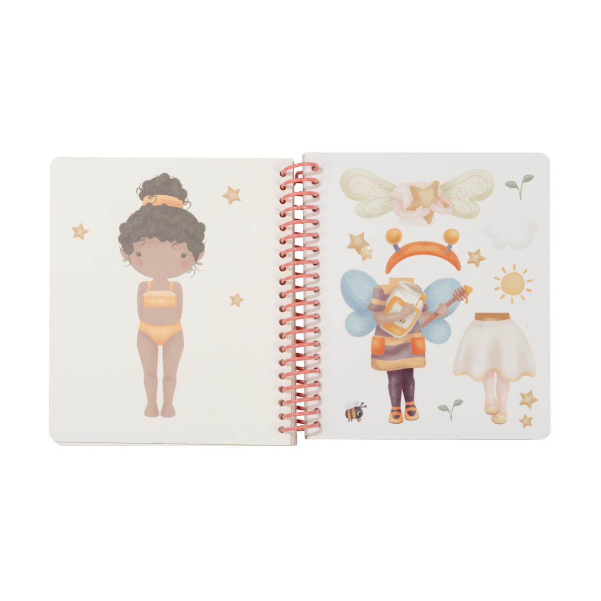Dress Me Up Book "Rosa & Friends" - Little Dutch