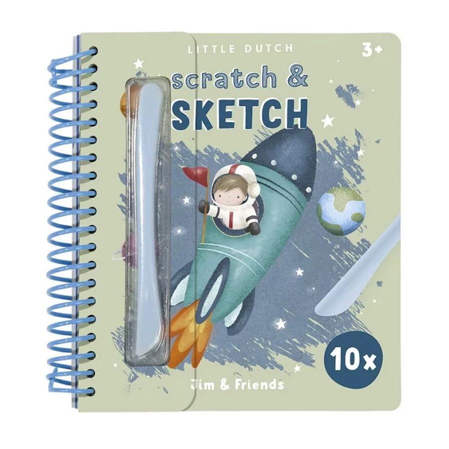 Livro Scratch "Jim & Friends" - Little Dutch
