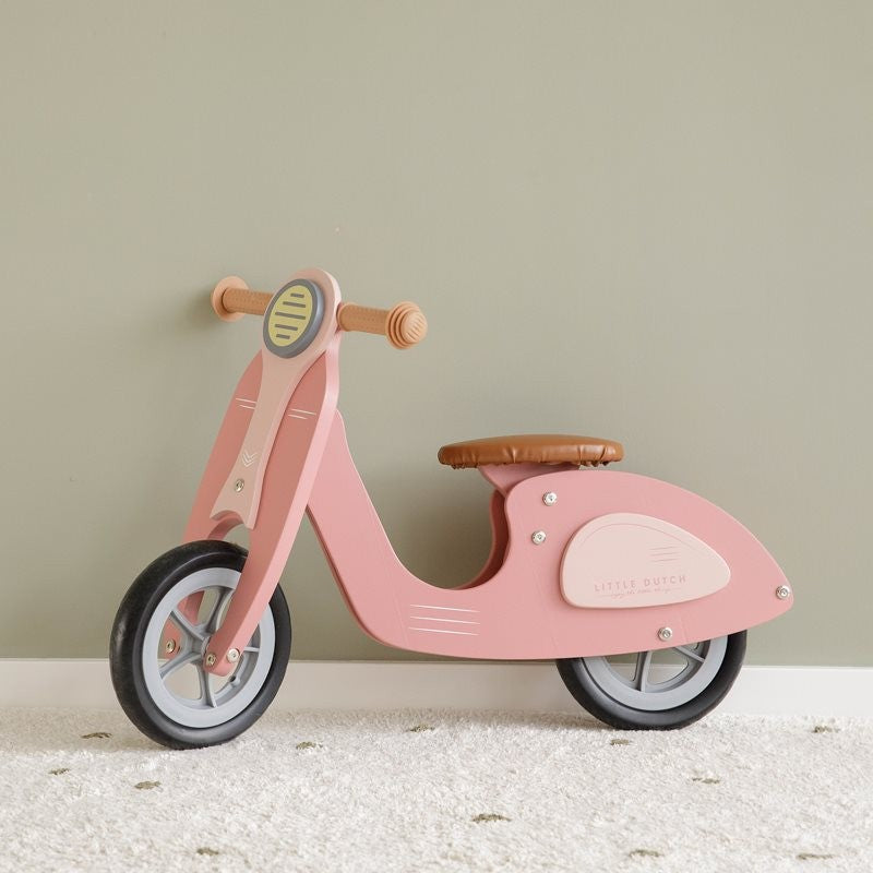 Scooter de Equilíbrio Rosa Little Dutch