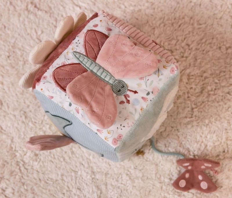 Cubo Atividades Fofo "Flowers & Butterflies" Little Dutch