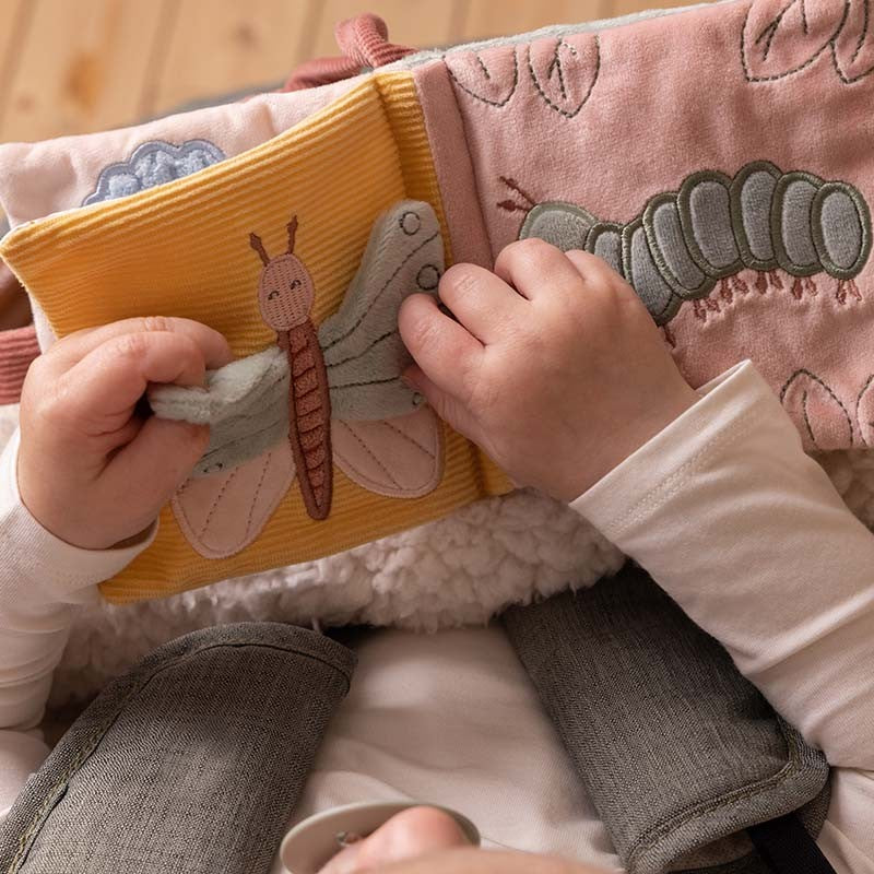 Livro Pequeno de Atividades "Flowers & Butterflies" Little Dutch