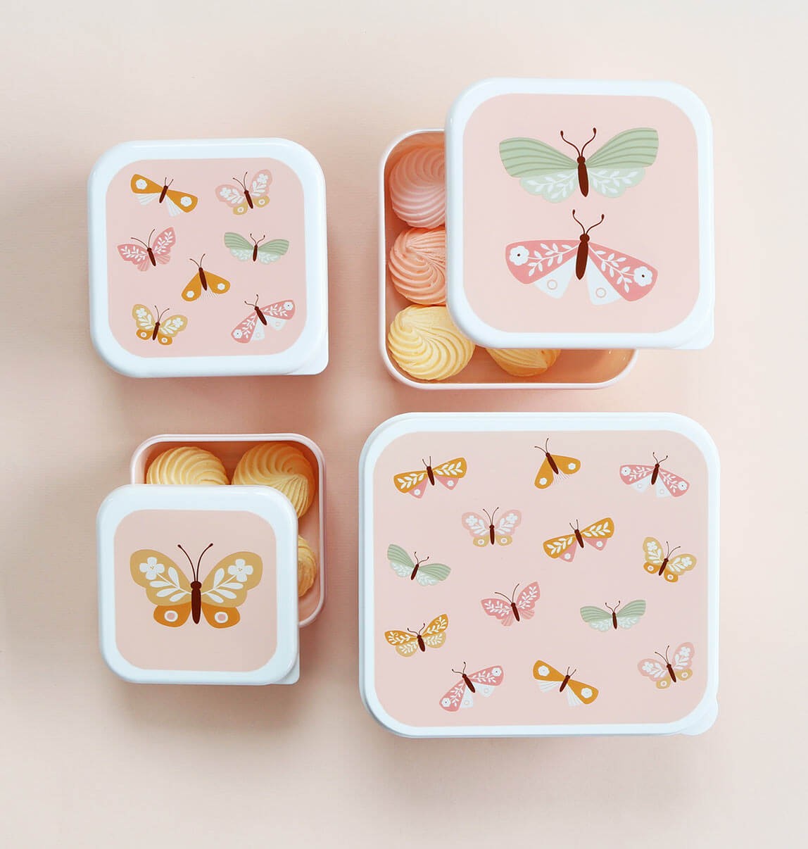 Conjunto 4 Caixas Borboletas A Little Lovely Company