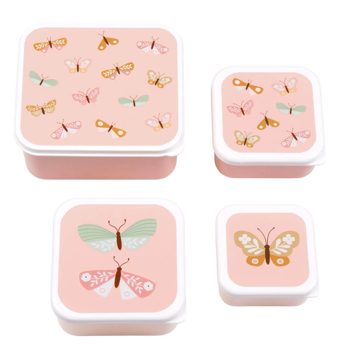 Conjunto 4 Caixas Borboletas A Little Lovely Company