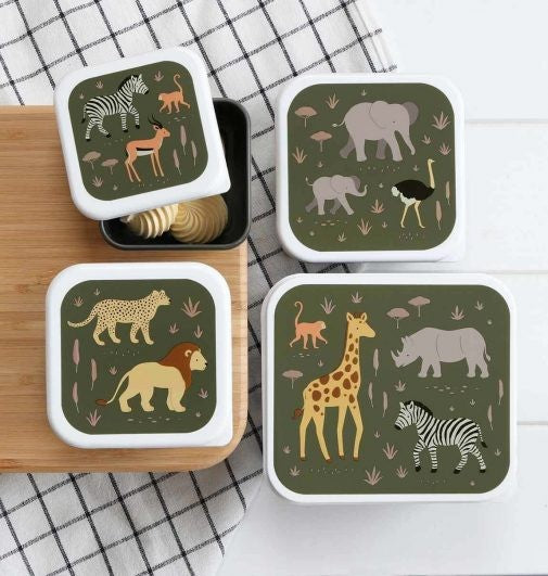 Conjunto 4 Caixas Savana A Little Lovely Company