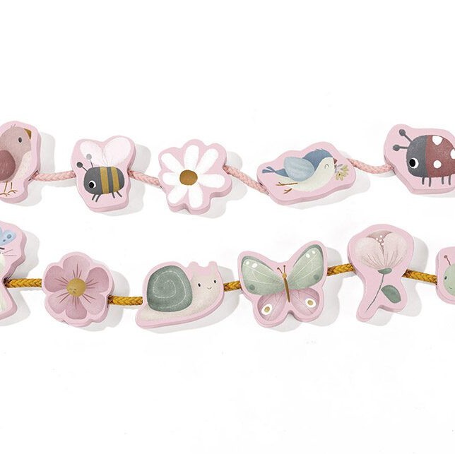 Contas de Entrelaçar "Flowers & Butterflies" Little Dutch