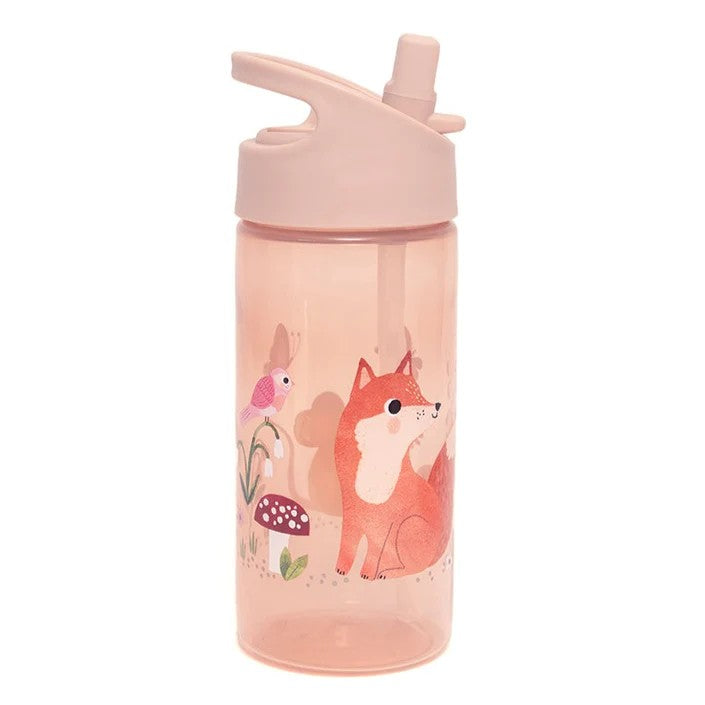 Garrafa Água "Woodland Friends" Rosa Petit Monkey