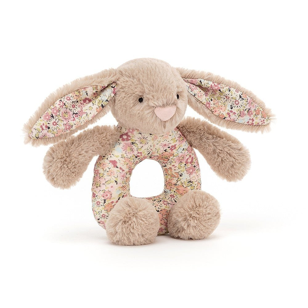 Roca Coelhinho Floral Bege JellyCat