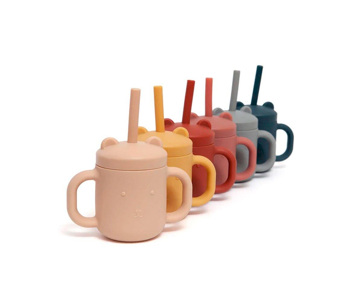Copo Silicone com Palhinha Clay Petit Monkey