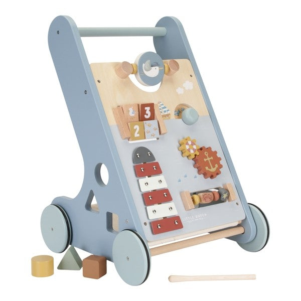 Carrinho Primeiros Passos Multi-Atividades "Sailors Bay" Little Dutch