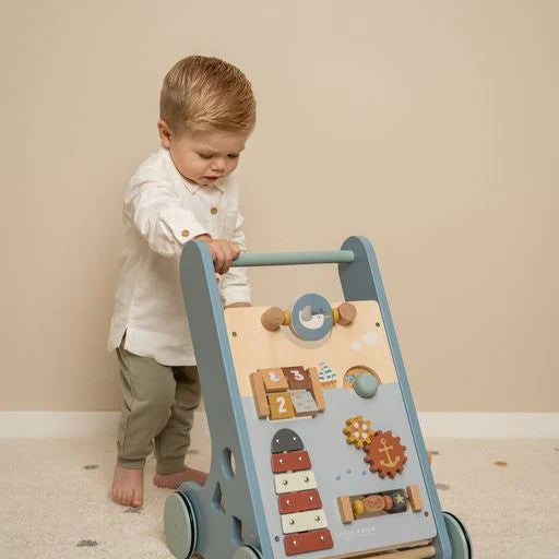 Carrinho Primeiros Passos Multi-Atividades "Sailors Bay" Little Dutch