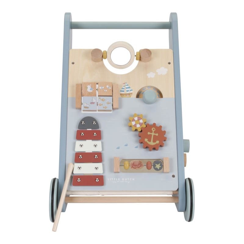 Carrinho Primeiros Passos Multi-Atividades "Sailors Bay" Little Dutch