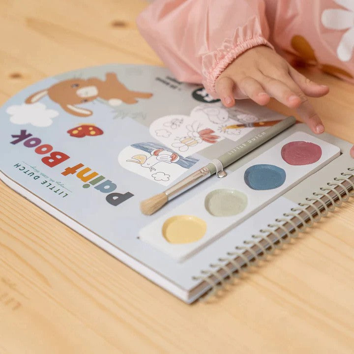 Livro de Pintar com Aguarelas Little Dutch