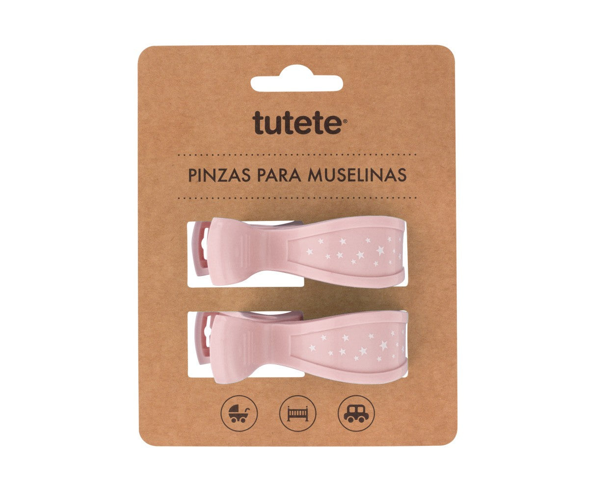 Pinças Prende-Fraldas Rosa
