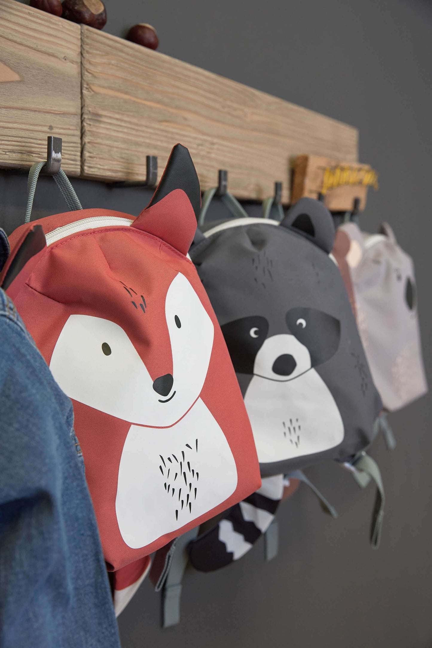 Mini Mochila "Raccoon" Lässig