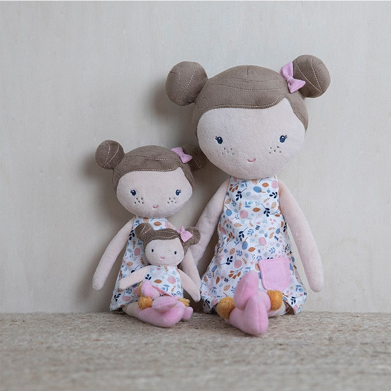 Boneca Peluche Rosa 50cm Little Dutch