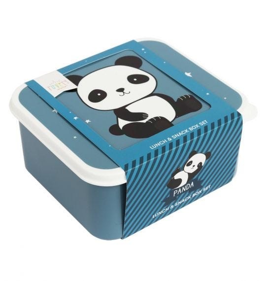 Conjunto 4 Caixas Panda A Little Lovely Company