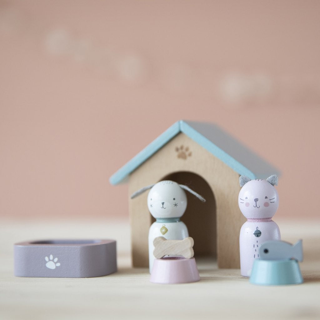 Conjunto Animais de Estimação - Casa de Bonecas Little Dutch