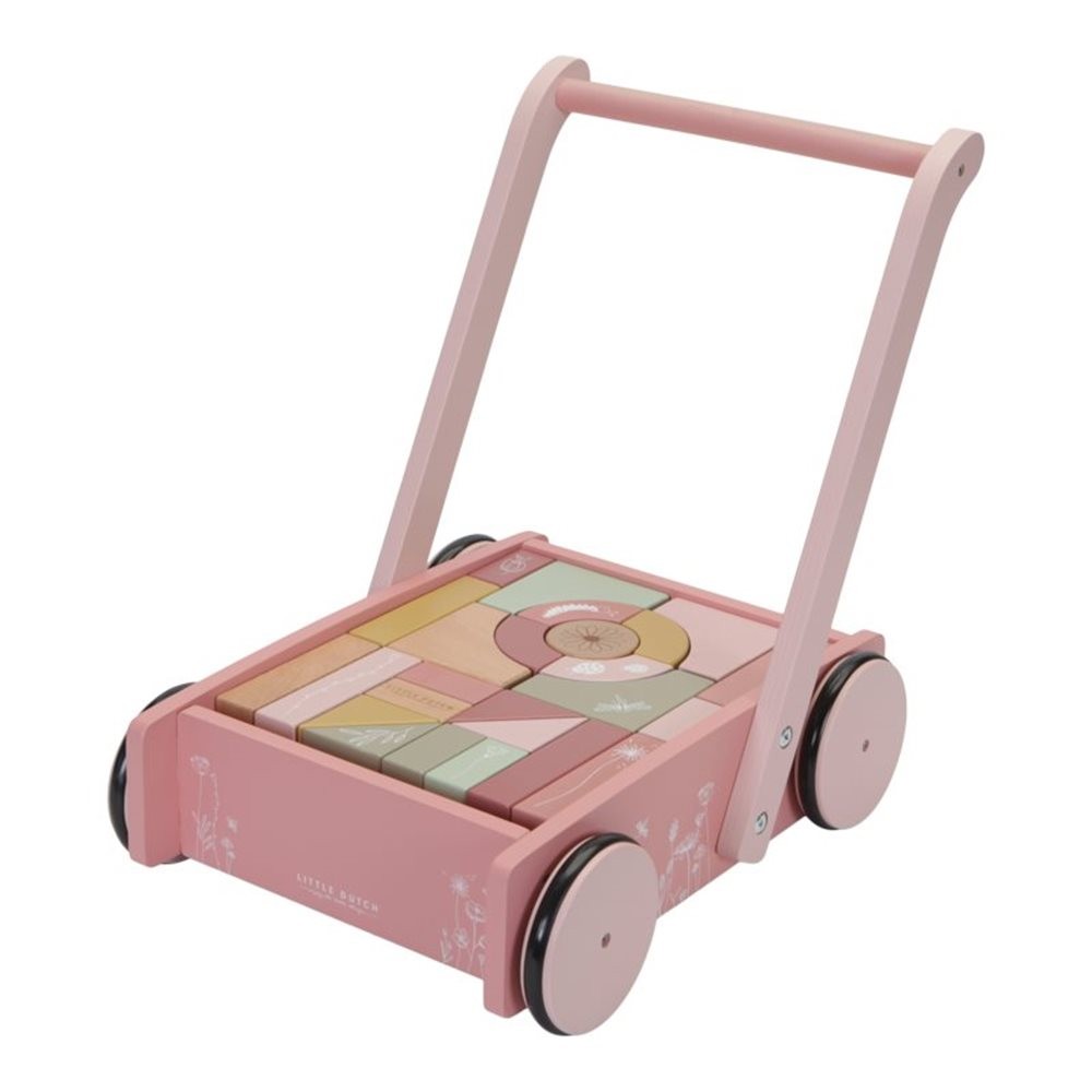 Carrinho Primeiros Passos Rosa Little Dutch