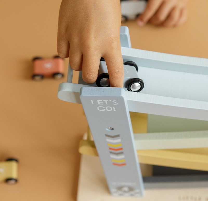 Pista Carros Rolantes Azul Little Dutch