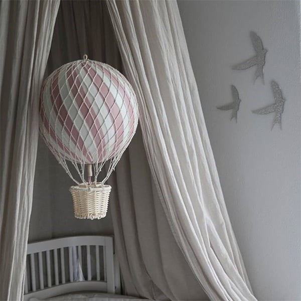 Balão de Ar Quente Rosa Velho Filibabba