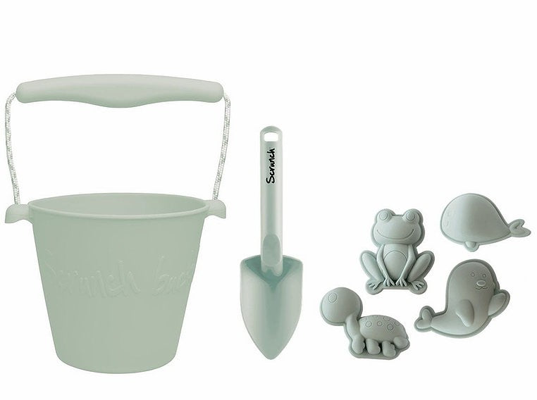 Conjunto Praia Silicone Sage Scrunch