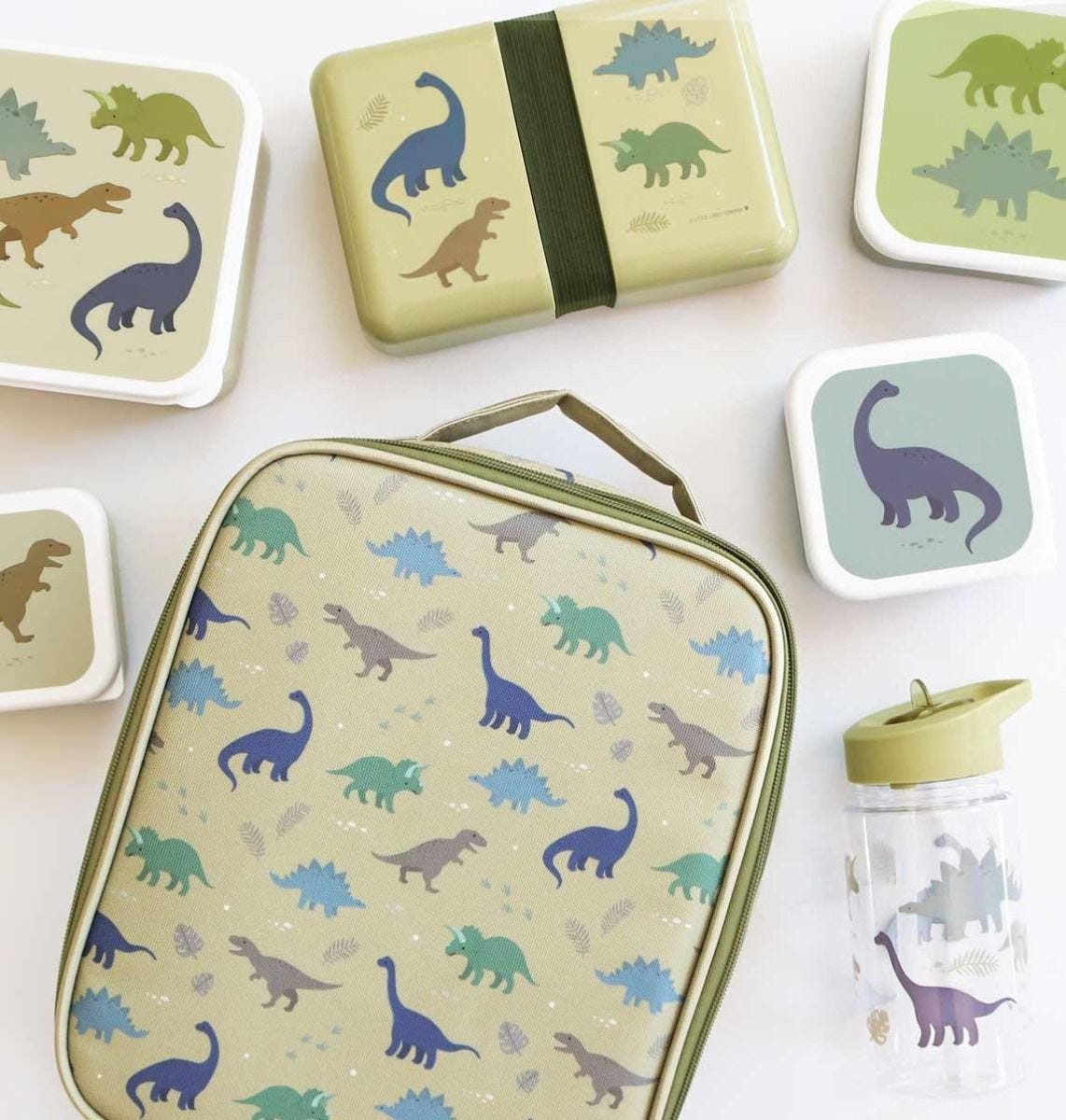 Conjunto 4 Caixas Dinossauros A Little Lovely Company