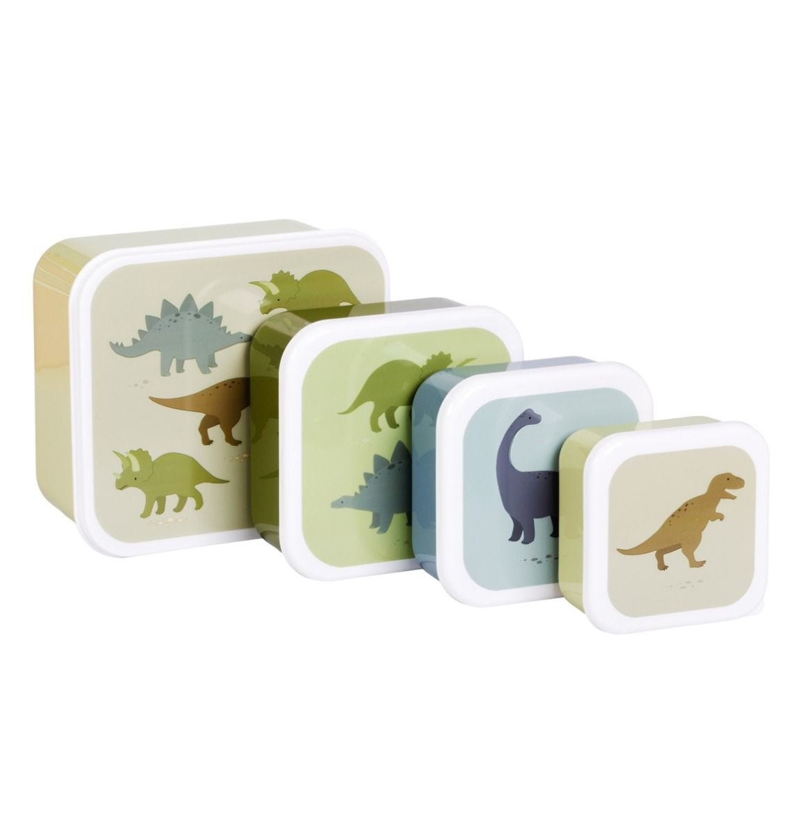 Conjunto 4 Caixas Dinossauros A Little Lovely Company