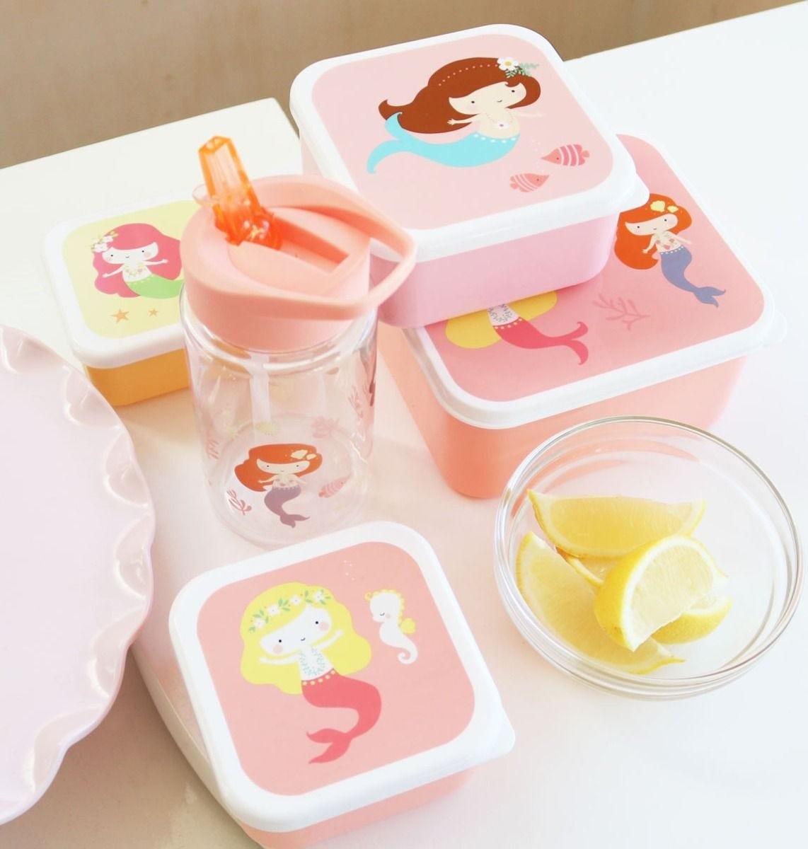 Conjunto 4 Caixas Sereias A Little Lovely Company
