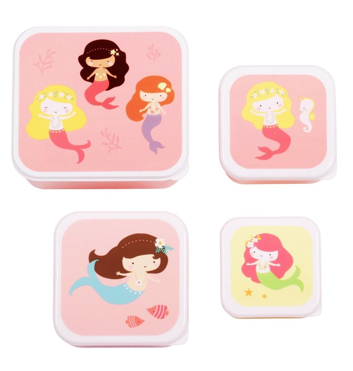 Conjunto 4 Caixas Sereias A Little Lovely Company