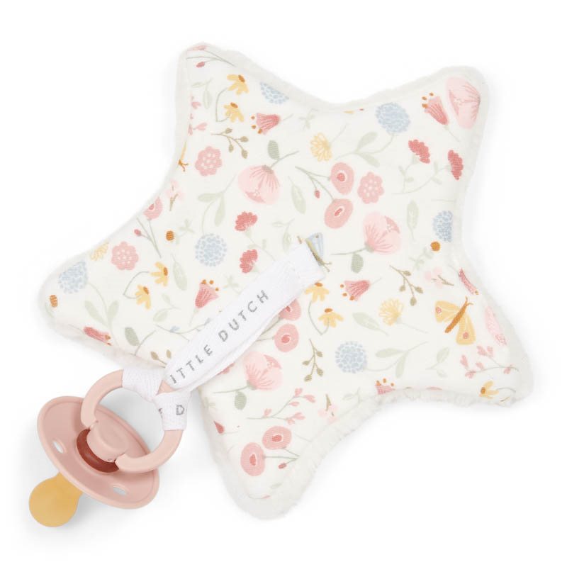 Cuddle Cloth Star Flowers & Butterflies - Little Dutch