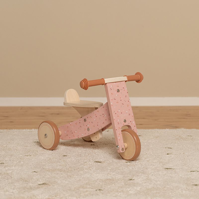 Wooden Tricycle Pink Little Dutch