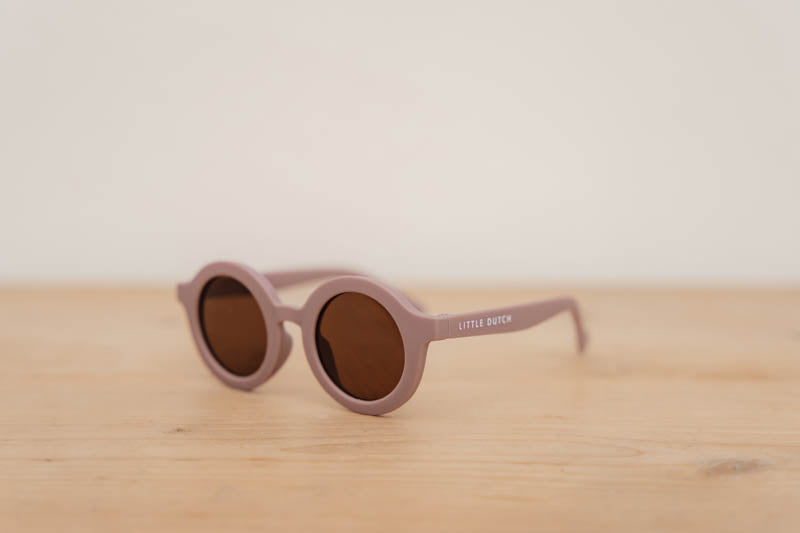 Sunglasses Round Shape Mauve Little Dutch