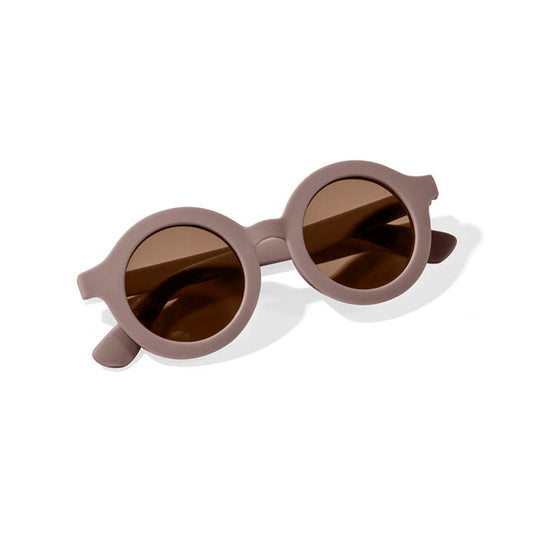 Sunglasses Round Shape Mauve Little Dutch