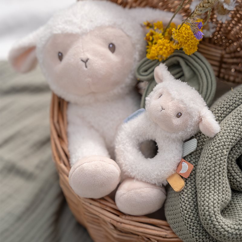 Soft ringrattle sheep "Little Farm" Little Dutch